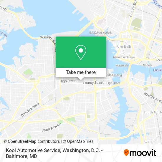 Kool Automotive Service map