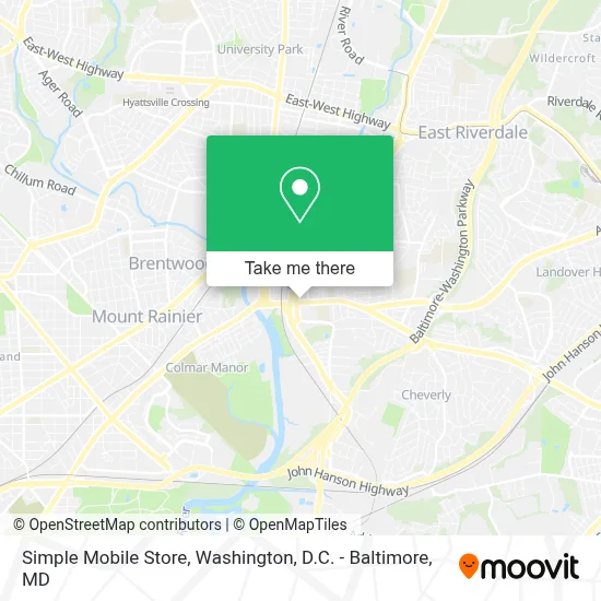 Simple Mobile Store map