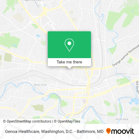 Genoa Healthcare map