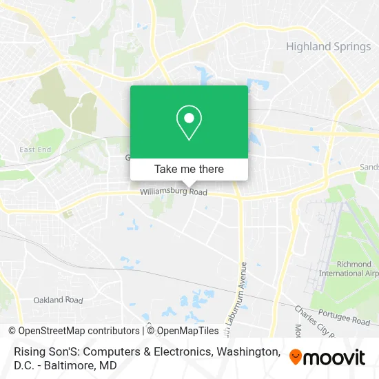 Rising Son'S: Computers & Electronics map