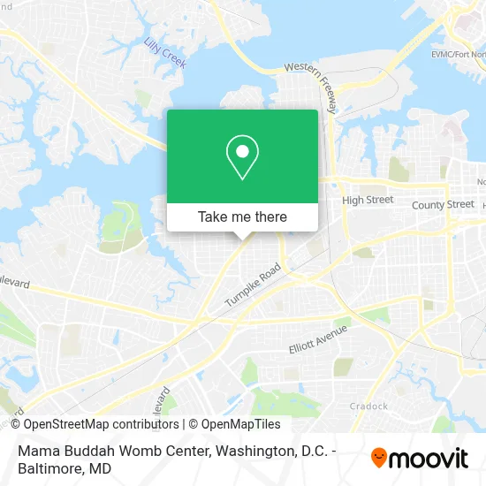 Mama Buddah Womb Center map