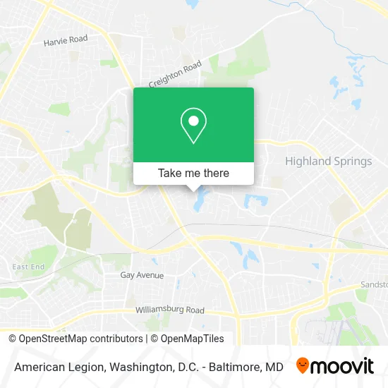 American Legion map
