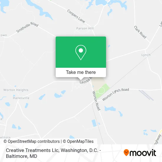 Creative Treatments Llc map
