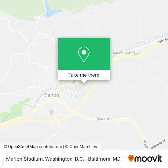 Marion Stadium map