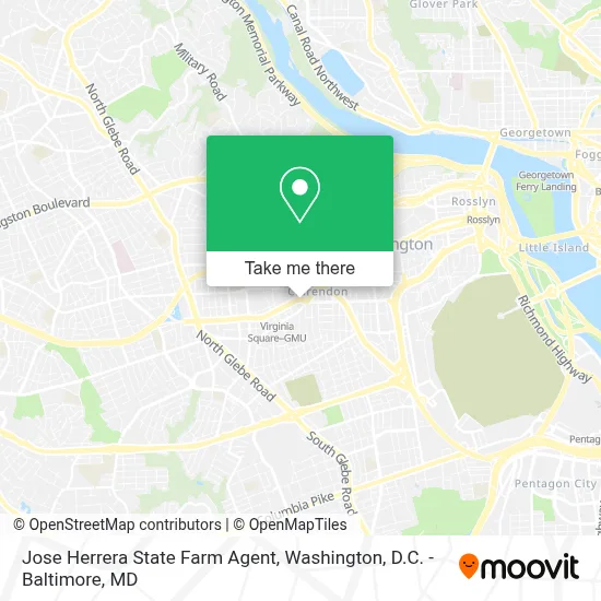 Jose Herrera State Farm Agent map