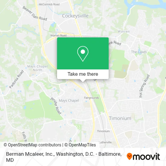 Berman Mcaleer, Inc. map