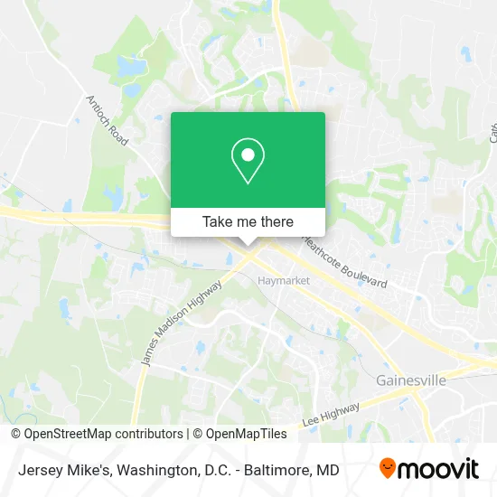 Jersey Mike's map