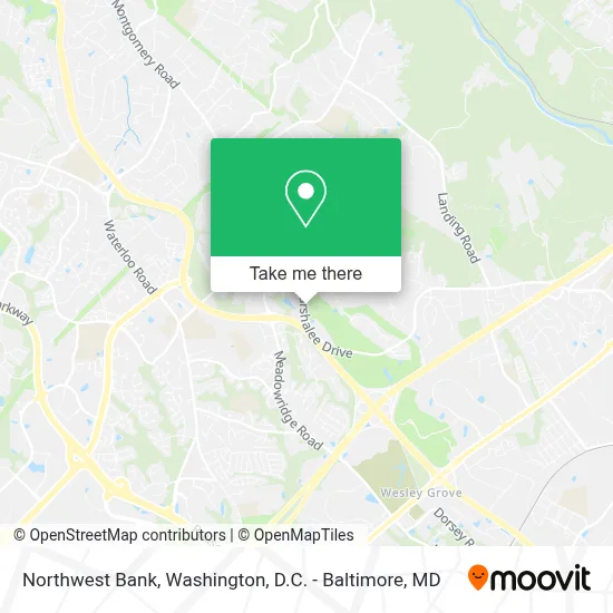 Northwest Bank map