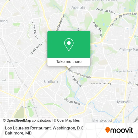 Los Laureles Restaurant map