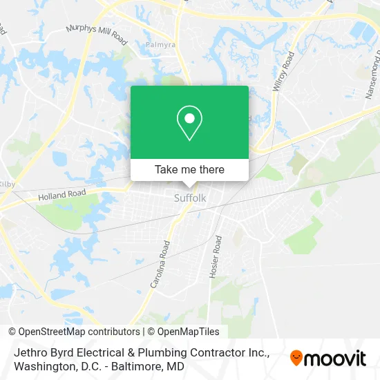 Jethro Byrd Electrical & Plumbing Contractor Inc. map