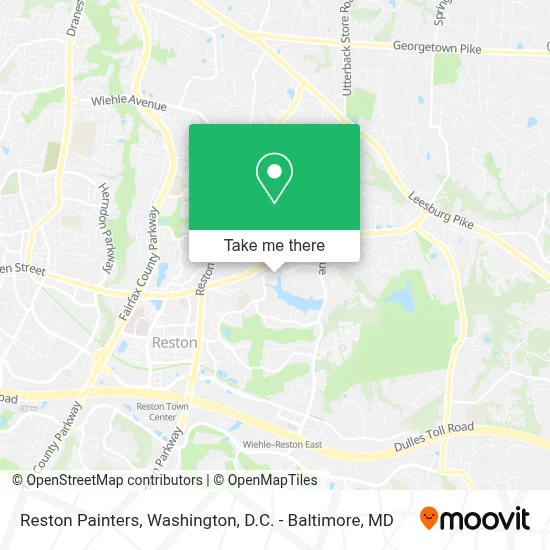 Reston Painters map