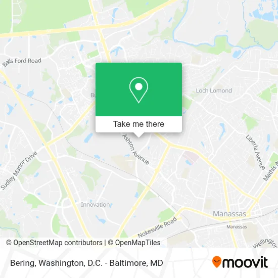 Bering map