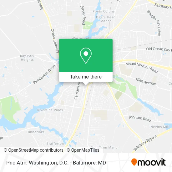 Pnc Atm map