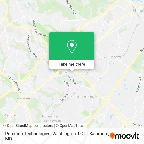 Peterson Technologies map
