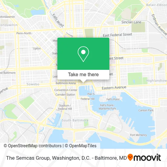 The Semcas Group map