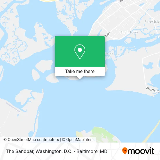 The Sandbar map