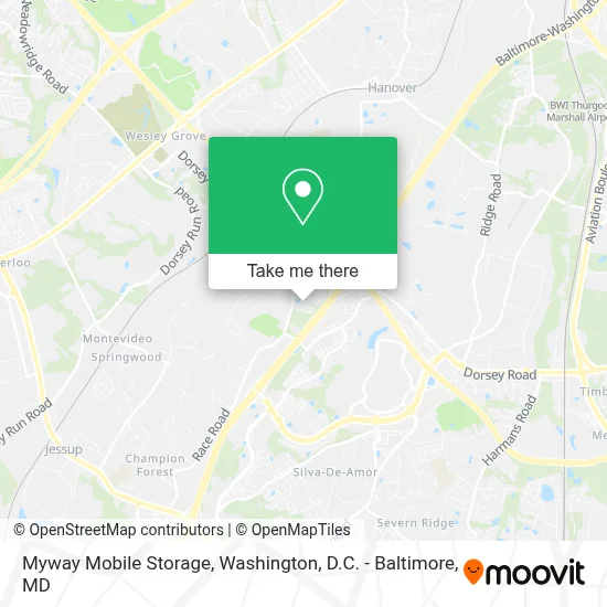 Myway Mobile Storage map