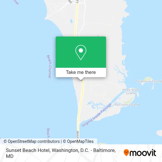 Sunset Beach Hotel map