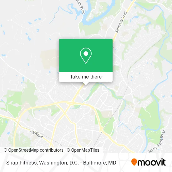 Snap Fitness map