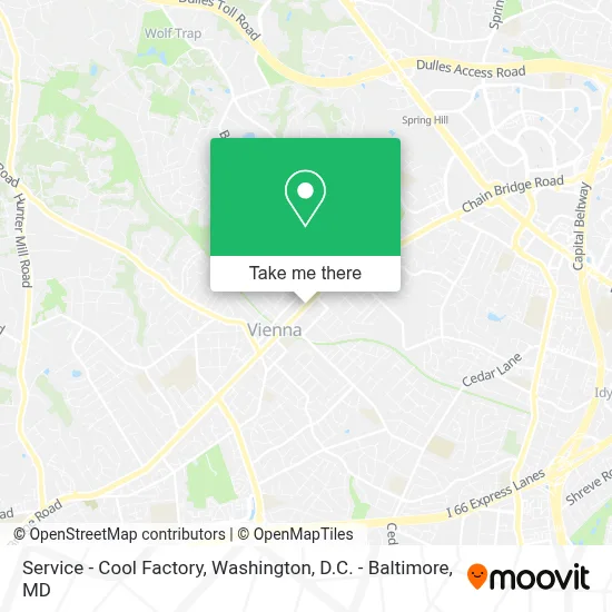 Service - Cool Factory map