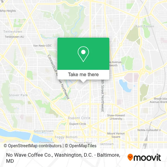 No Wave Coffee Co. map
