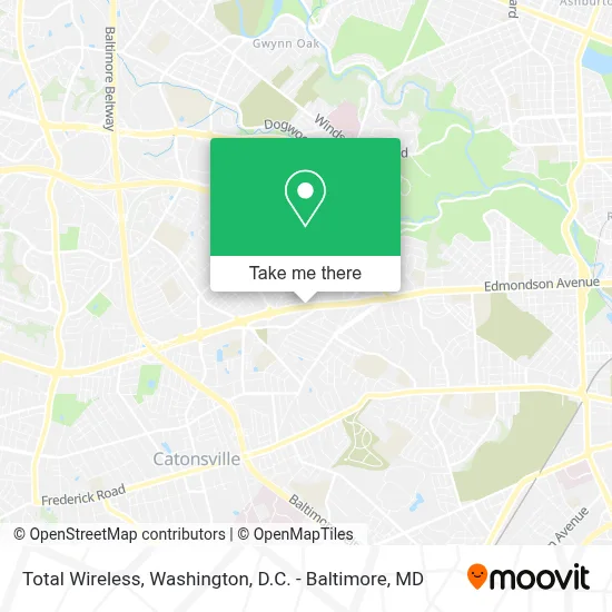 Total Wireless map