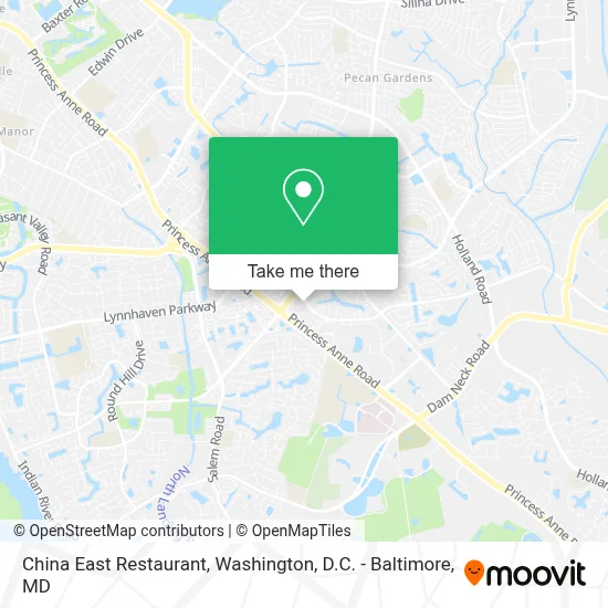 China East Restaurant map