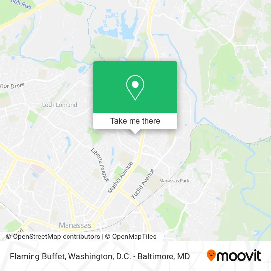 Flaming Buffet map
