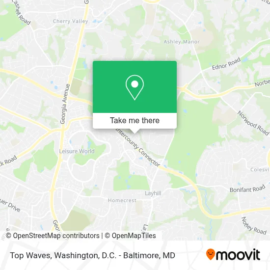 Top Waves map