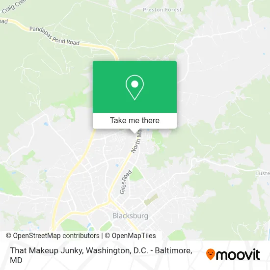 That Makeup Junky map