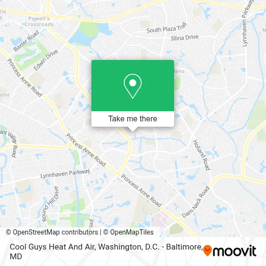 Cool Guys Heat And Air map