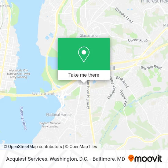 Acquiest Services map