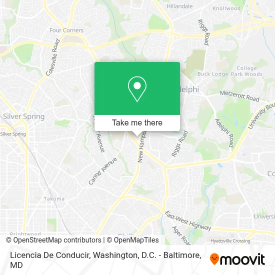 Licencia De Conducir map