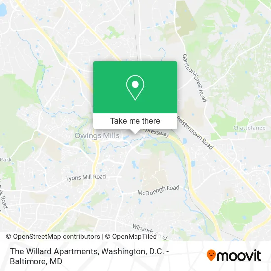 The Willard Apartments map