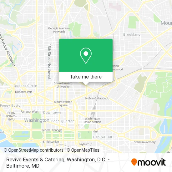 Revive Events & Catering map