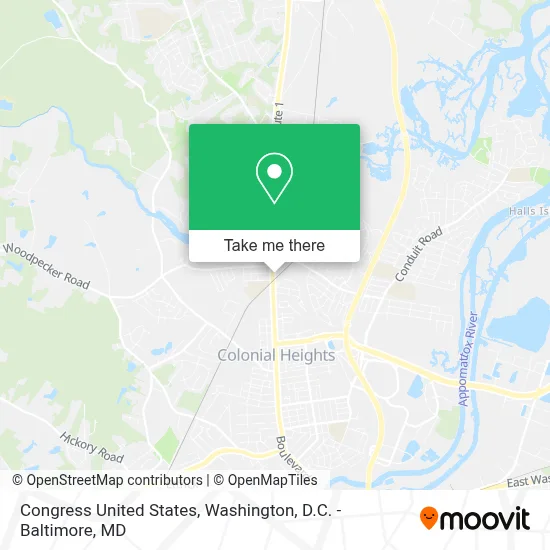 Congress United States map