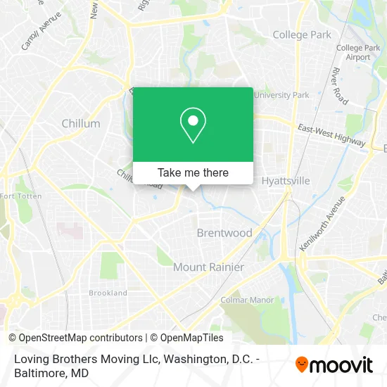 Loving Brothers Moving Llc map