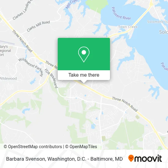 Barbara Svenson map