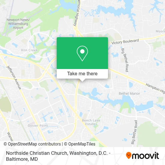 Northside Christian Church map