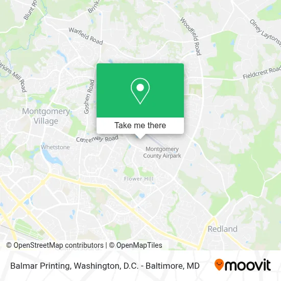 Balmar Printing map
