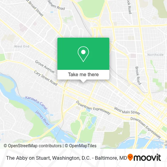 The Abby on Stuart map