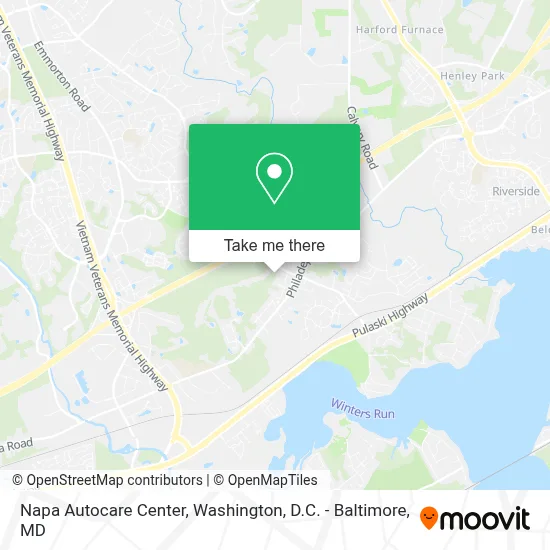 Napa Autocare Center map