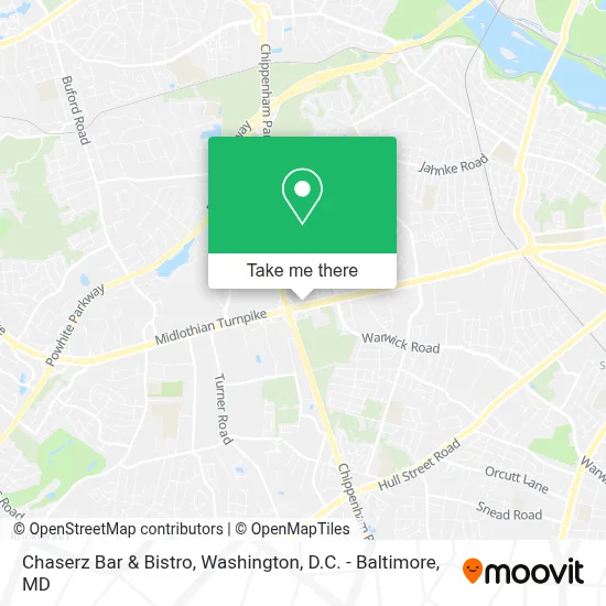Chaserz Bar & Bistro map