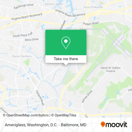 Ameriglass map