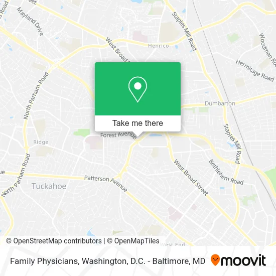 Family Physicians map