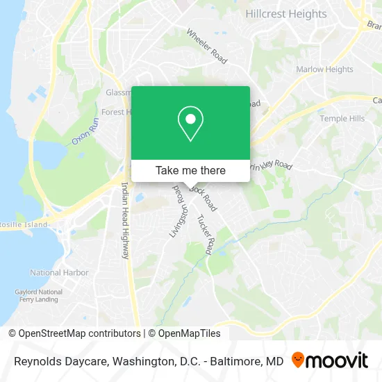 Reynolds Daycare map