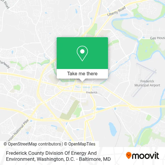 Frederick County Division Of Energy And Environment map