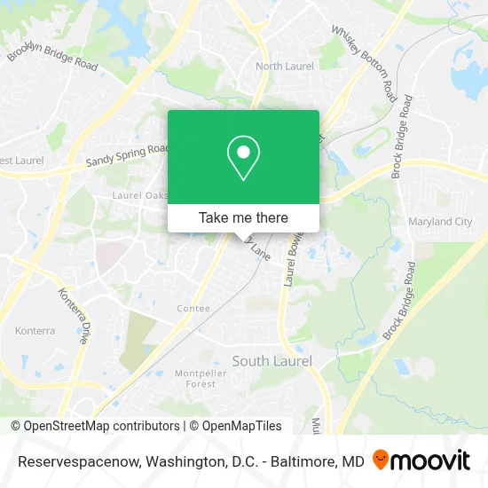 Reservespacenow map