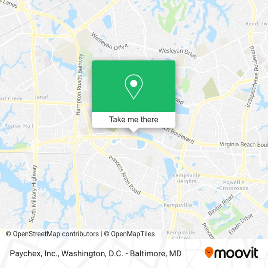 Paychex, Inc. map