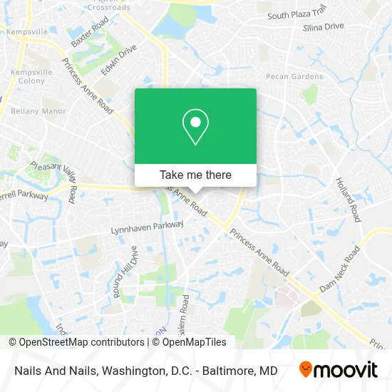 Nails And Nails map